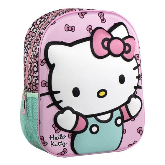 Mochila Infantil 3D Hello Kitty Cerdá 25.0 x 31.0 x 10.0 cm.