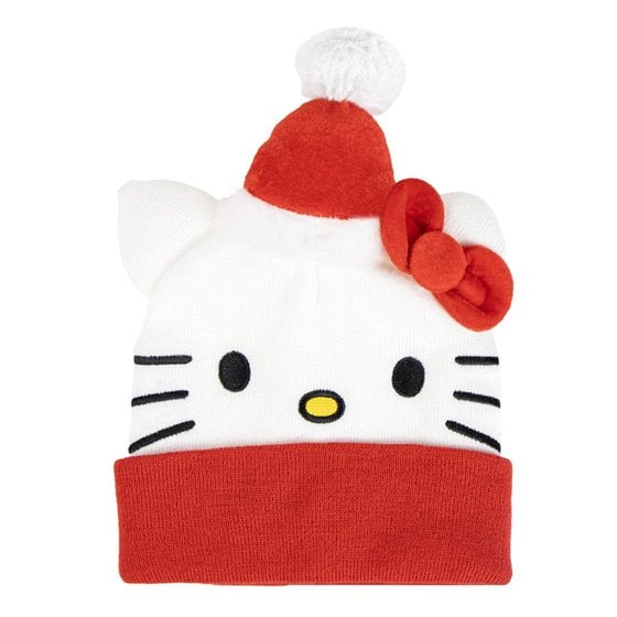 Gorro Punto Christmas Hello Kitty Cerdá 22.0 x 2.0 x 21.0 cm.