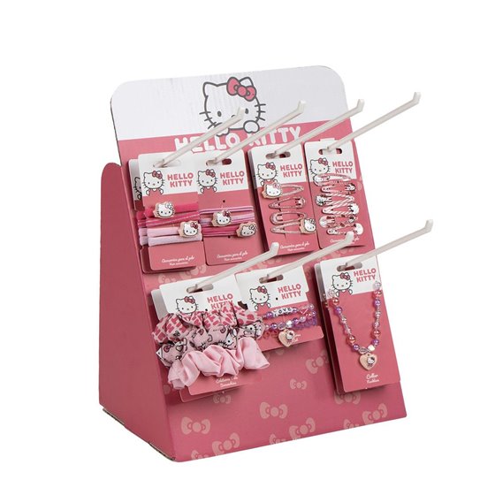 Accesorios Pelo Display Hello Kitty Cerdá 30.0 x 42.0 x 15.0 cm.