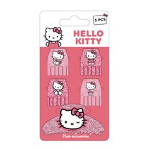 Accesorios Pelo Clips 5 Piezas Hello Kitty Cerdá 9.0 x 17.0 x 3.5 cm.