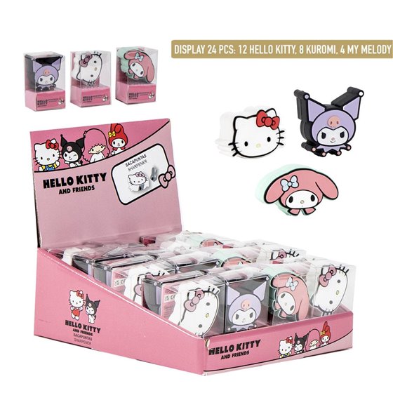 Sacapuntas Personaje Hello Kitty Cerdá T.Unica: 12,8,4