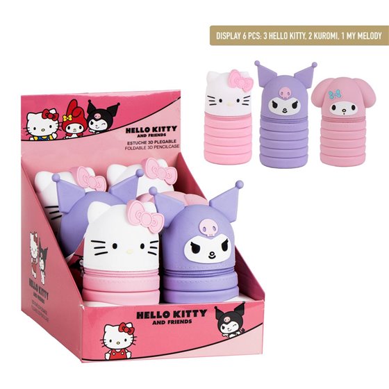 Estuche Portatodo Silicona Hello Kitty Cerdá T.Unica: 3,1,2