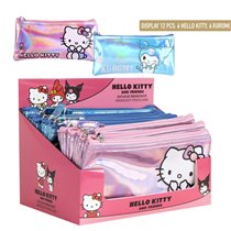Estuche Portatodo Iridiscente Hello Kitty Kuromi Cerdá T.Unica: 6,6