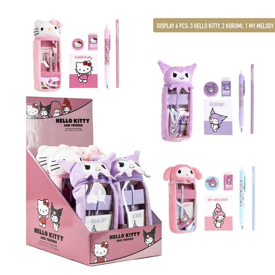 Estuche Portatodo Peluche Hello Kitty Cerdá T.Unica: 1,3,2