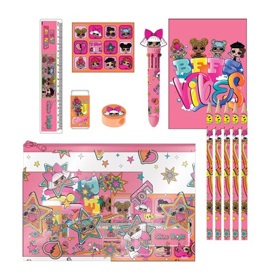Set Papelería Escolar Eva Lol Cerdá 22.0 x 14.0 x 0.5 cm.