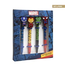 Bolígrafo Pack x4 Marvel Cerdá 13.5 x 2.0 x 16.0 cm.