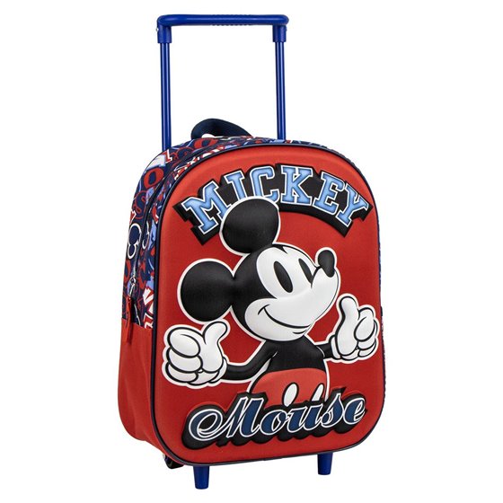 Mochila Infantil Trolley 3D Mickey Cerdá 25.0 x 36.0 x 10.0 cm.