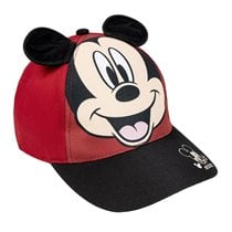Gorra Visera Curva Aplicaciones Mickey Cerdá T53C:53 cm.