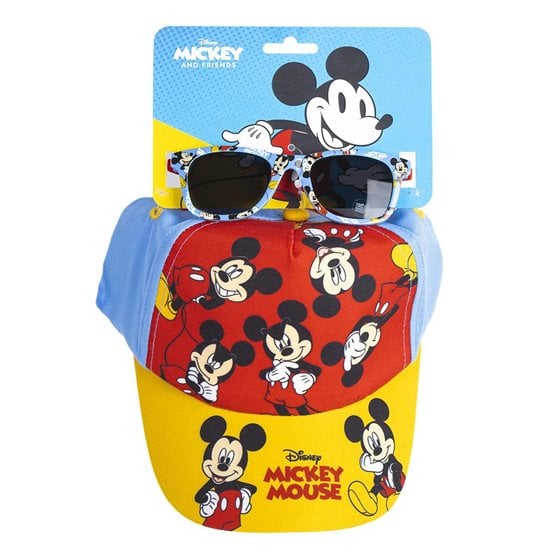 Gorra Set Gafas De Sol Mickey Cerdá T51C:51 cm.