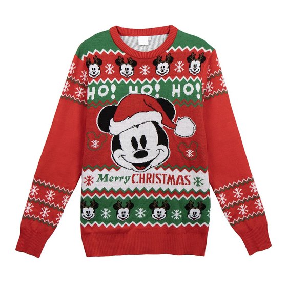 Jersey Punto Navideño Mickey Cerdá xs-xxl: 1,2,2,2,2,1