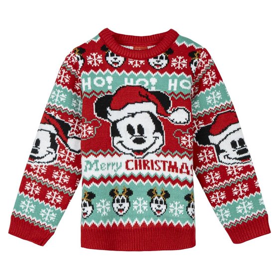 Jersey Punto Navideño Mickey Cerdá 3 Años-7 Años: 2,3,3,3,1