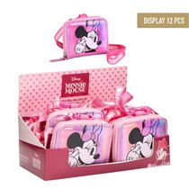 Monedero Iridiscente Minnie Cerdá 10.5 x 8.5 x 2.0 cm.