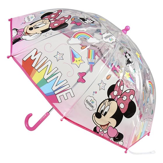 Paraguas Manual Poe Minnie Cerdá T45C:45 cm.