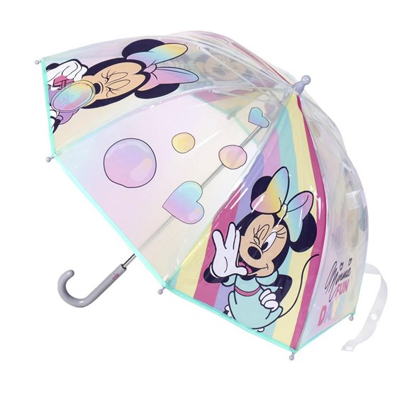 Paraguas Manual Poe Burbuja Minnie Cerdá T45C:45 cm.