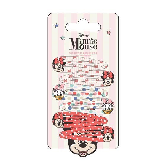 Accesorios Pelo Clips 6 Piezas Minnie Cerdá 6.5 x 12.5 x 0.1 cm.