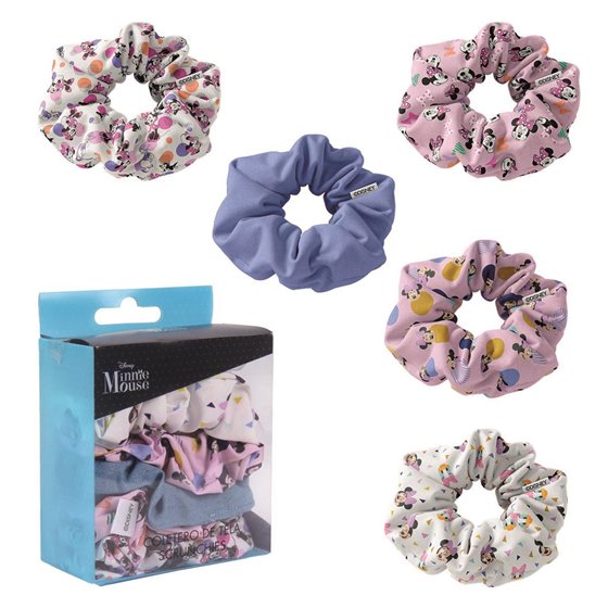 Accesorios Pelo Coletero De Tela 5 Piezas Minnie Cerdá 9.0 x 5.0 x 12.0 cm.
