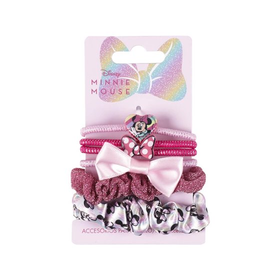 Accesorios Pelo Elásticos 6 Piezas Minnie Cerdá 8.0 x 12.5 x 1.0 cm.