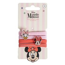Accesorios Pelo Coletero 4 Piezas Minnie Cerdá 6.5 x 12.5 x 0.1 cm.