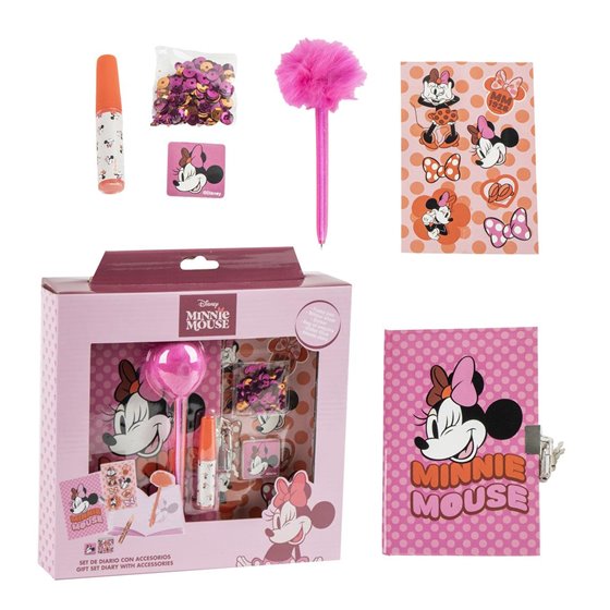 Diario Set Minnie Cerdá 23.5 x 25.0 x 5.5 cm.