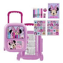 Set Papelería Coloreable Trolley Minnie Cerdá 22.0 x 25.5 x 9.0 cm.