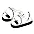 Zapatillas De Casa Abierta Nightmare Before Christmas Cerdá T38/39-T44/45: 2,4,4,2