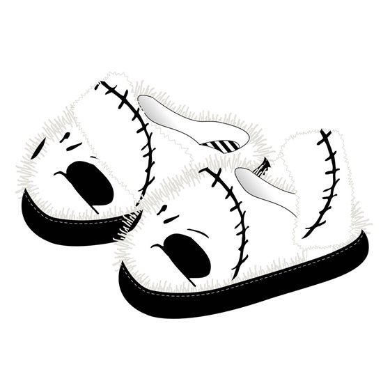 Zapatillas De Casa Abierta Nightmare Before Christmas Cerdá T38/39-T44/45: 2,4,4,2