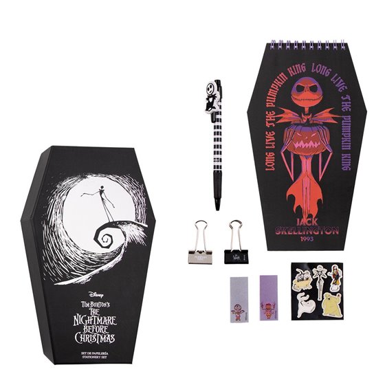 Set De Papelería Nightmare Before Christmas Cerdá 15.0 x 25.0 x 5.0 cm.