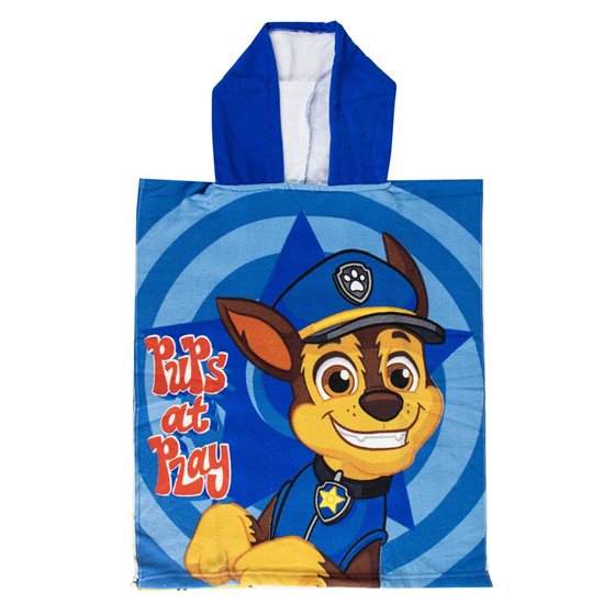 Poncho Microfibra Paw Patrol Cerdá 50.0 x 115.0 x  cm.