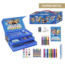 Set Papelería Coloreable Maletín Paw Patrol Cerdá 26.0 x 10.0 x 13.0 cm.