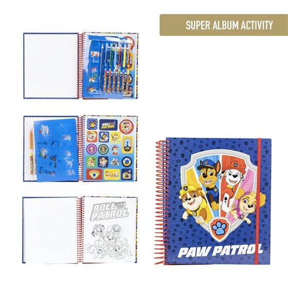 Album Actividades Coloreable Paw Patrol Cerdá 22.0 x 26.0 x 2.0 cm.