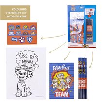Set De Papelería Coloreable Paw Patrol Cerdá 21.5 x 32.0 x  cm.