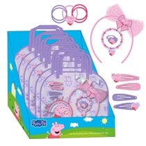 Set De Belleza Accesorios Display Peppa Pig Cerdá 20.9 x 28.5 x 1.8 cm.