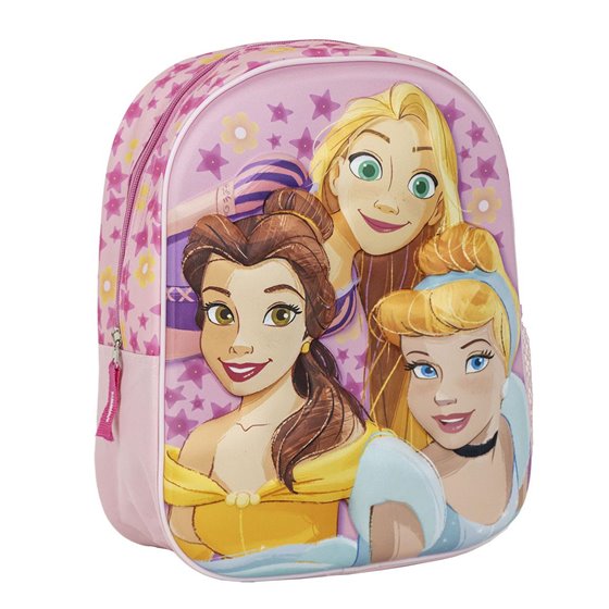 Mochila Infantil 3D Princess Cerdá 25.0 x 31.0 x 10.0 cm.