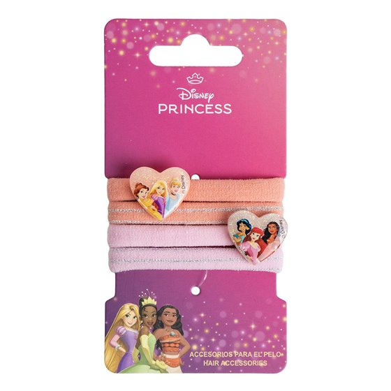Accesorios Pelo Coletero 4 Piezas Princess Cerdá 6.5 x 2.1 x 12.5 cm.