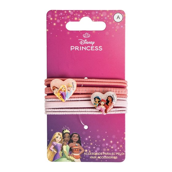Accesorios Pelo Elásticos 8 Piezas Princess Cerdá 6.5 x 2.0 x 12.5 cm.