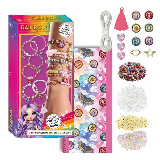 Bisuteria Set Pulsera Rainbow High Cerdá 13.0 x 28.5 x 4.0 cm.