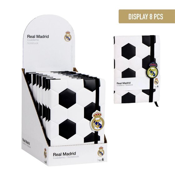 Cuaderno Acolchado Real Madrid Cerdá 15.0 x 21.0 x 3.0 cm.