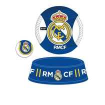 Set Para Mascotas Bienvenida Real Madrid Cerdá 21.0 x 21.0 x 8.8 cm.