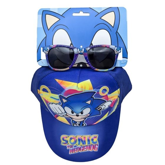 Gorra Set Gafas De Sol Sonic Cerdá T53C:53 cm.