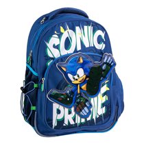 Mochila Escolar Mediana 42 cm. Sonic Prime Cerdá 34.0 x 5.5 x 44.0 cm.