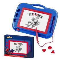 Set De Papelería Pizarra Magnética Spiderman Cerdá 32.5 x 24.5 x 3.0 cm.