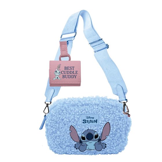 Bolso Borreguillo Stitch Cerdá 18.5 x 12.5 x 8.0 cm.