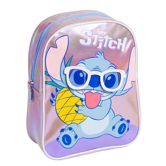 Mochila Infantil Personaje Aplicaciones Stitch Cerdá 24.0 x 28.0 x 32.0 cm.