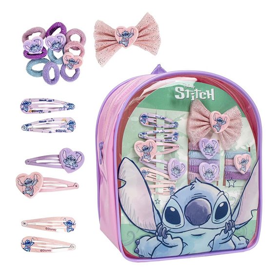 Set De Belleza Bolsito Mochila Stitch Cerdá 20.0 x 21.0 x 20.0 cm.