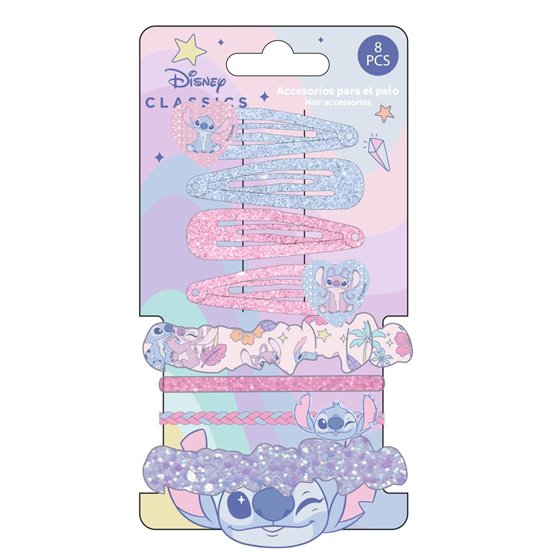 Set De Belleza Accesorios Stitch Cerdá 8.0 x 16.0 x 2.0 cm.