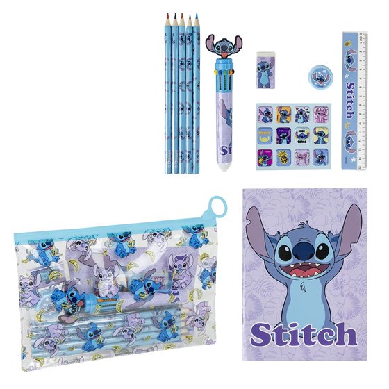 Set Papelería Escolar Eva Stitch Cerdá 22.0 x 14.0 x 0.5 cm.
