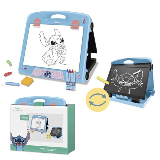 Set De Papelería Viaje Stitch Cerdá 34.0 x 27.1 x 7.3 cm.