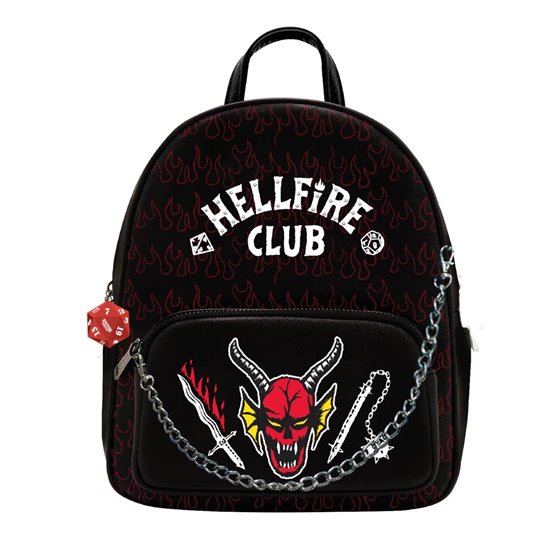 Mochila Casual Técnica Polipiel Stranger Things Cerdá 23.0 x 27.0 x 11.5 cm.