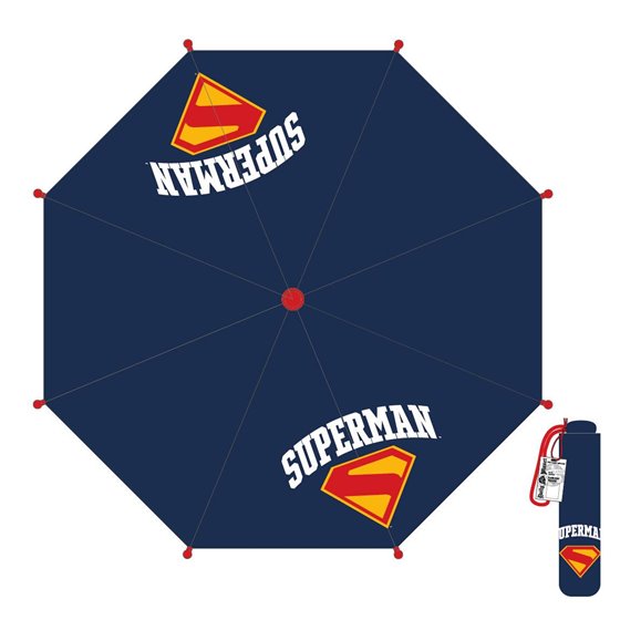 Paraguas Manual Plegable Adulto Superman Cerdá T297:60 cm.