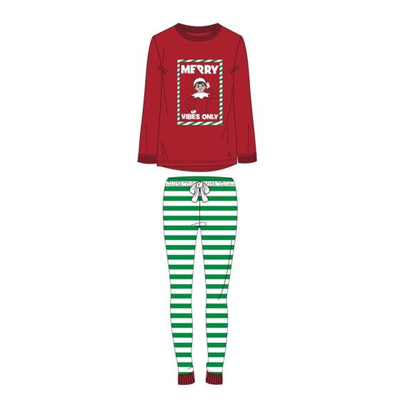 Pijama Largo Single Jersey Navideño The Elf Cerdá xs-xl: 2,2,3,3,2